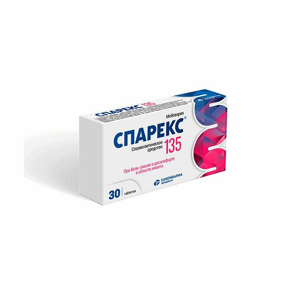 Спарекс 135 мг 30 шт таблетки