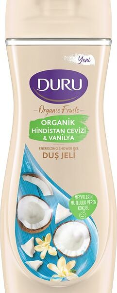 Гель для душа Duru Organic Fruit Ваниль и кокос 450мл