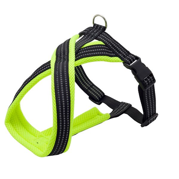 Каскад шлейка нейлоновая Х-образная с мягкой подкладкой 50 см., Зеленый