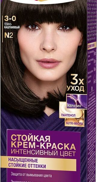 Крем-краска для волос Palette тёмно-каштановый N2 (3-0) 110мл