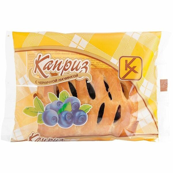 Слойка Клинский хлебокомбинат Каприз с черникой