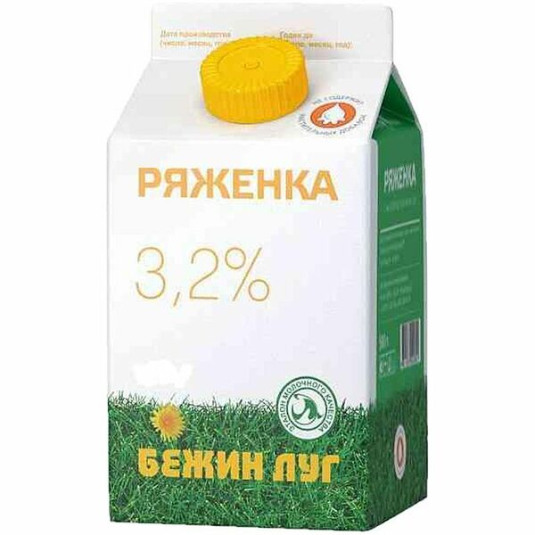 Ряженка Бежин Луг 3.2%, 450г