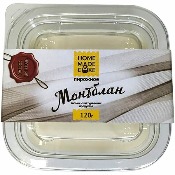 Пирожное Home Made Cake Монтблан, 120г