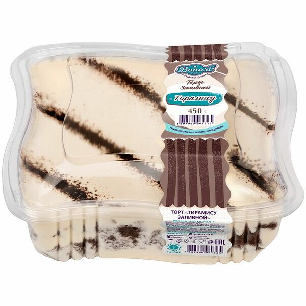 Торт Bonari Тирамису заливной 450г