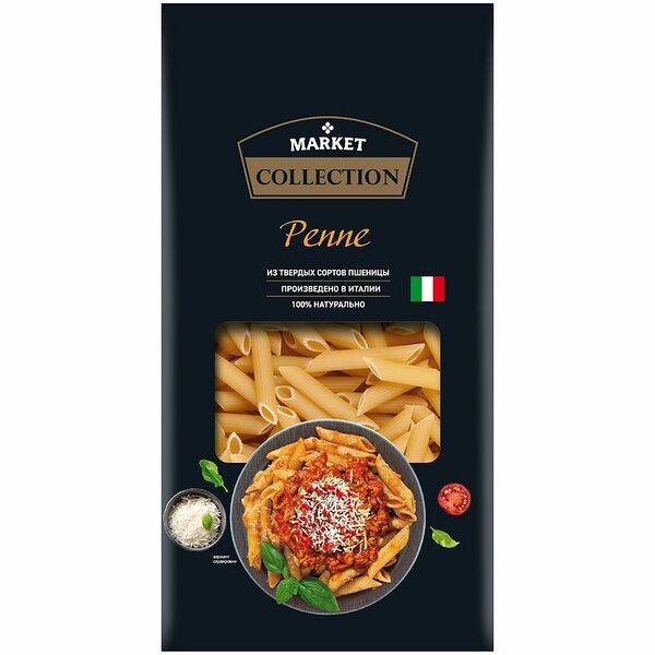 Пенне из твёрдых сортов пшеницы Market Collection, 450г