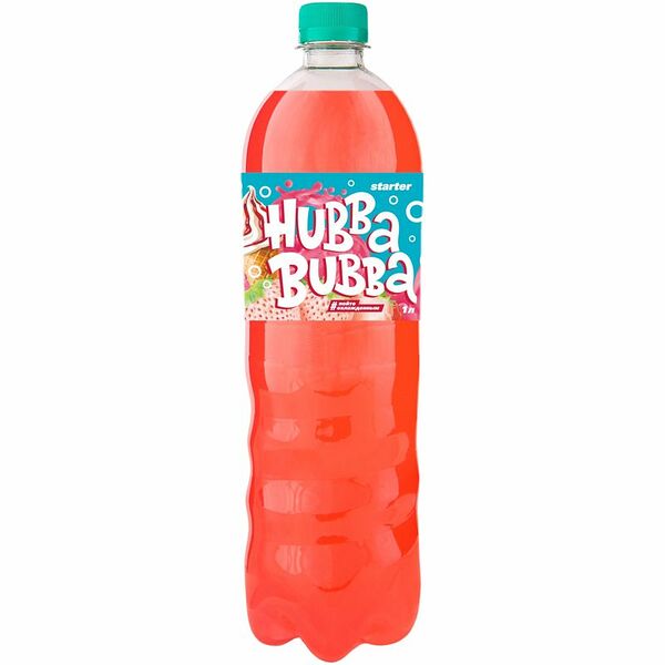 Напиток безалкогольный Starter Hubba Bubba среднегазированный, 1л