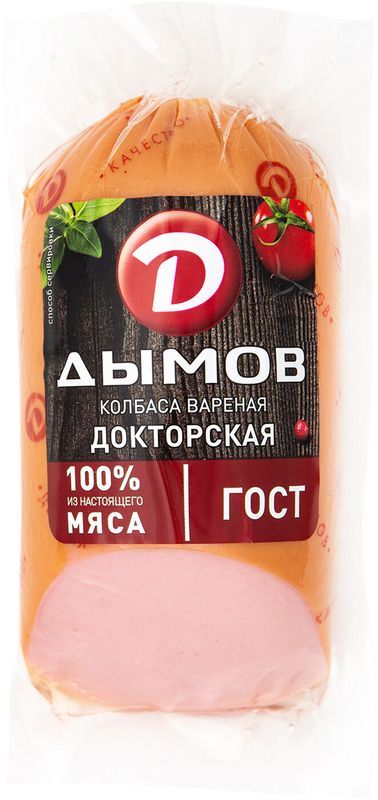 

Колбаса Дымов вареная Докторская 400 г