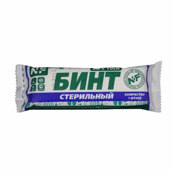 Бинт Нью-Фарм стерильный 5 м x 10 см