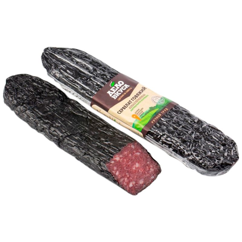 

Сервелат сырокопчёный Дело Вкуса Говяжий категории А вес