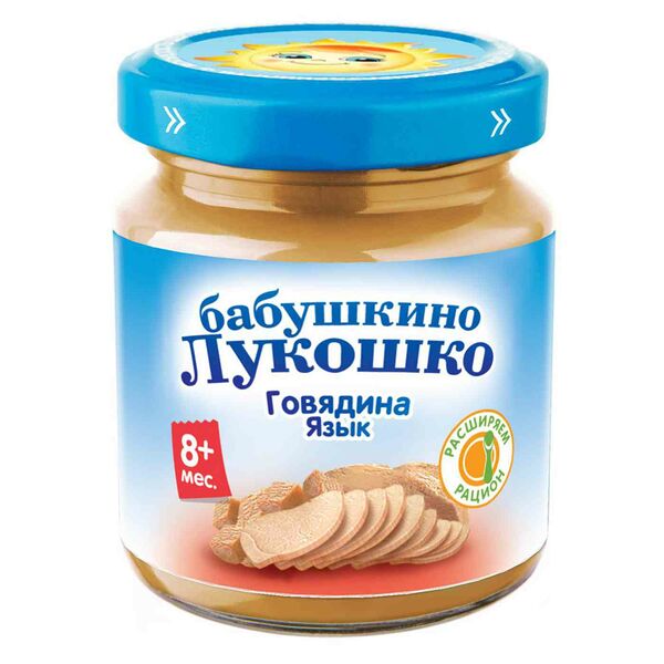 Пюре мясное Бабушкино Лукошко Говядина-язык