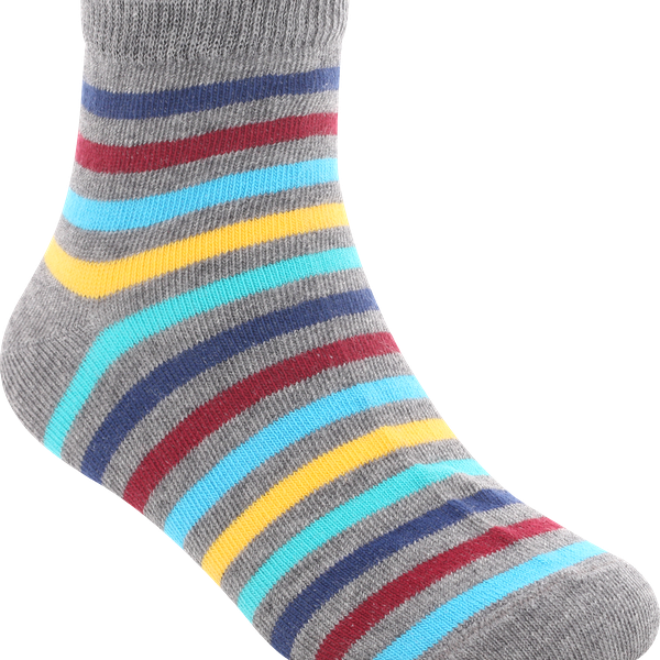 Носки детские INWIN р. 17 в полоску, бордовые, Арт. мод.008, 2пары