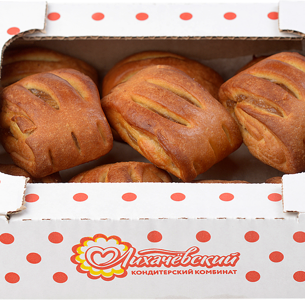 Пироги ЛИХАЧЕВСКИЙ Изысканные Лихачевская Булочка с яблоком и корицей