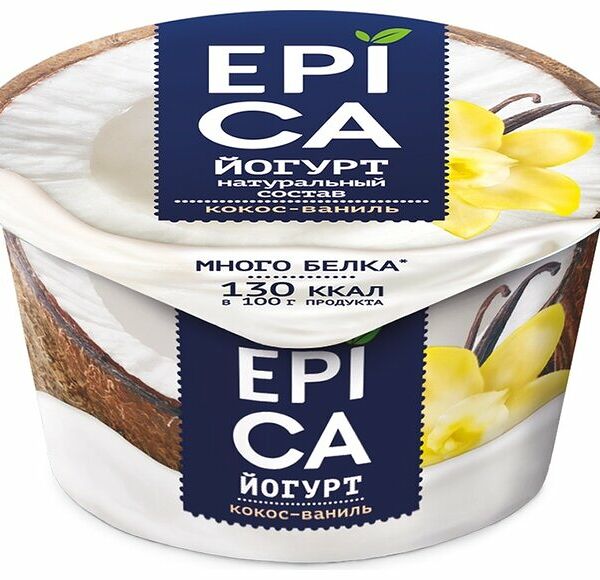 Йогурт Epica Кокос-ваниль 6,3%