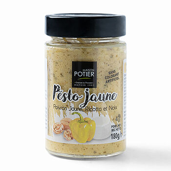 Соус Potier с желтым перцем, рикоттой, грецким орехом 180 г, Франция