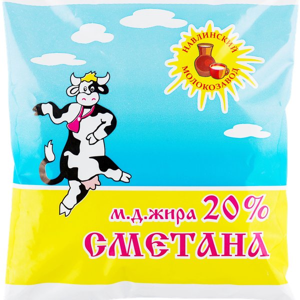 Сметана НАМ 20%, без змж