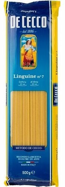 Макаронные изделия Linguine №7 De Cecco
