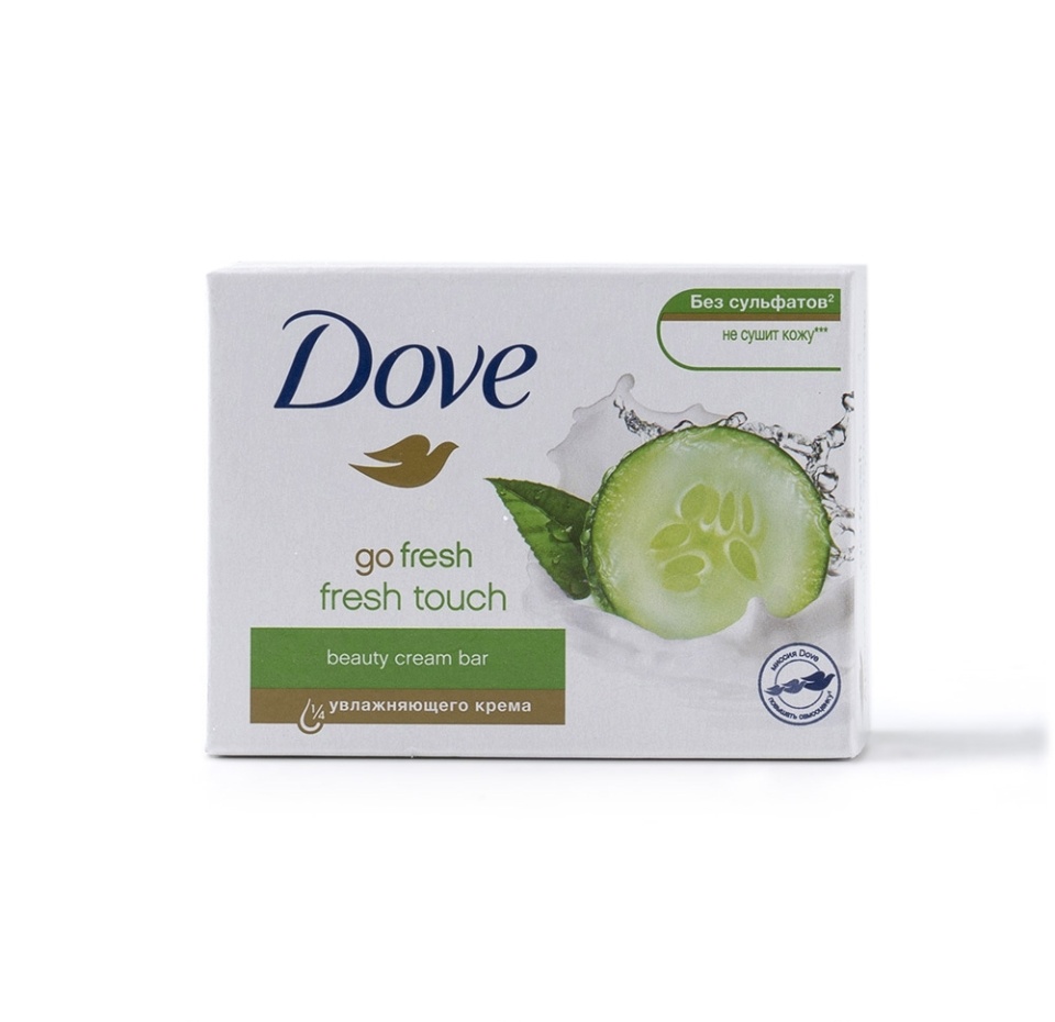 

Крем-мыло Dove Прикосновение свежести Go Fresh Touch бессульфатное 100 г