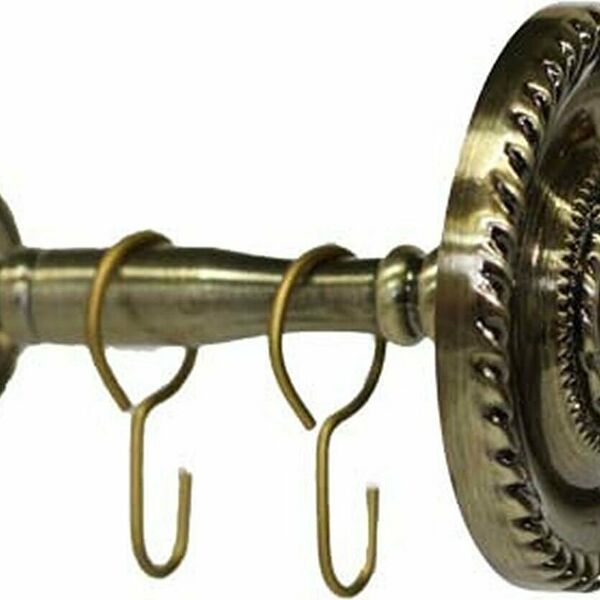 Подхват для штор HOME ACCESSORY стальной сплав золото антик солнце 1 шт