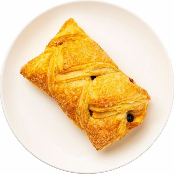 Слойка Перекрёсток Лакомка с черничной начинкой 75 г