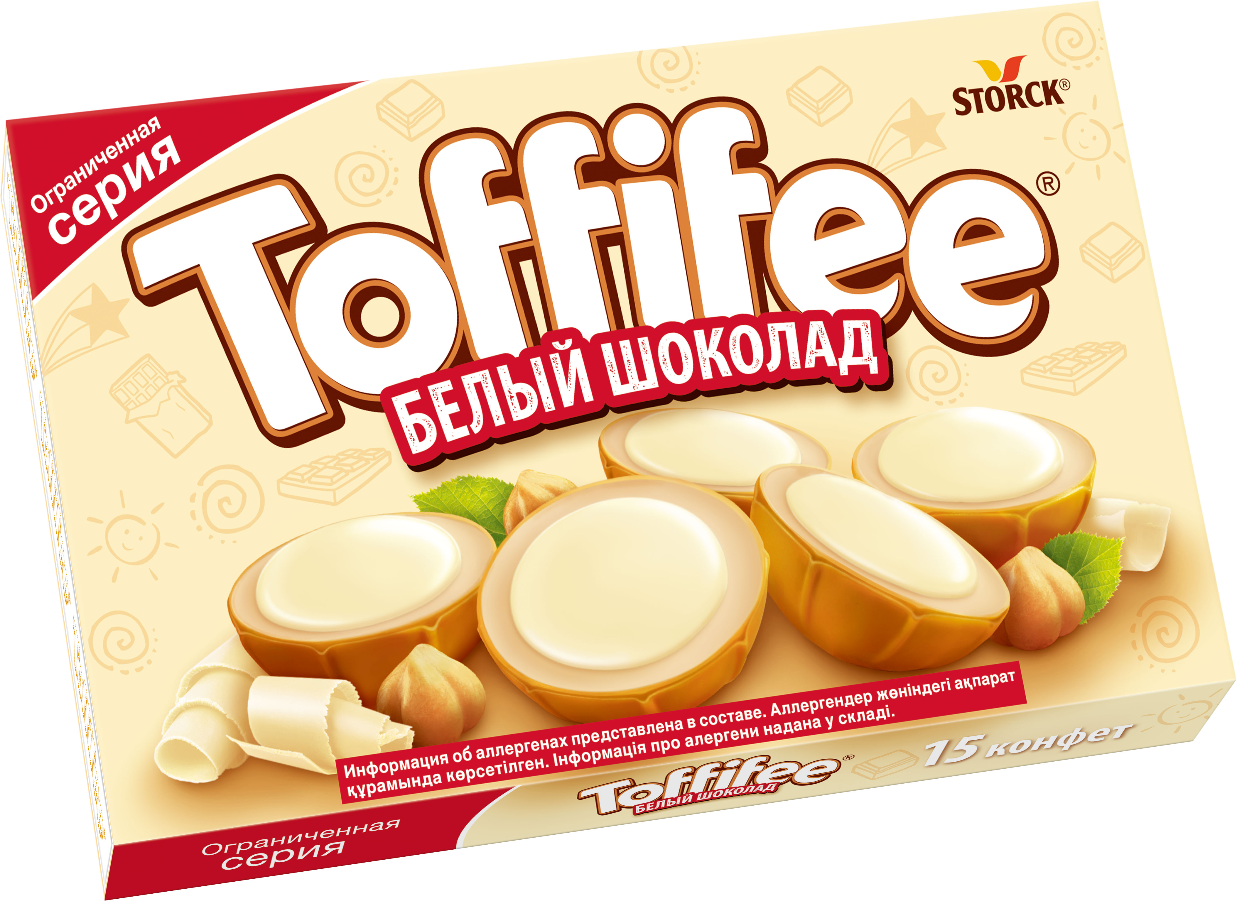 

Конфеты Toffifee белый шоколад