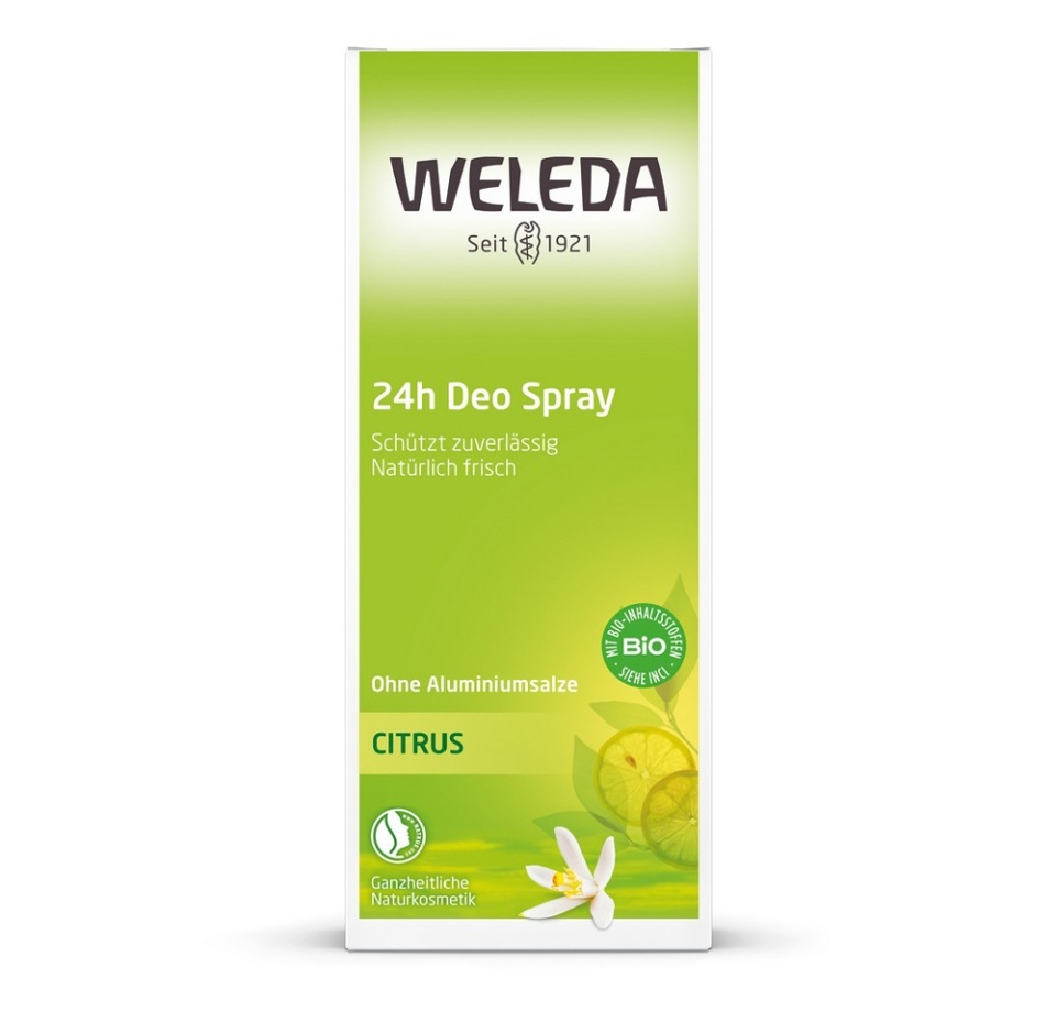 

Дезодорант-спрей Weleda 24h Deo Spray цитрус 100 мл