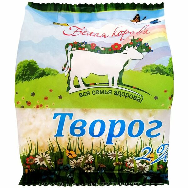 Творог Белая корова рассыпчатый, 9%