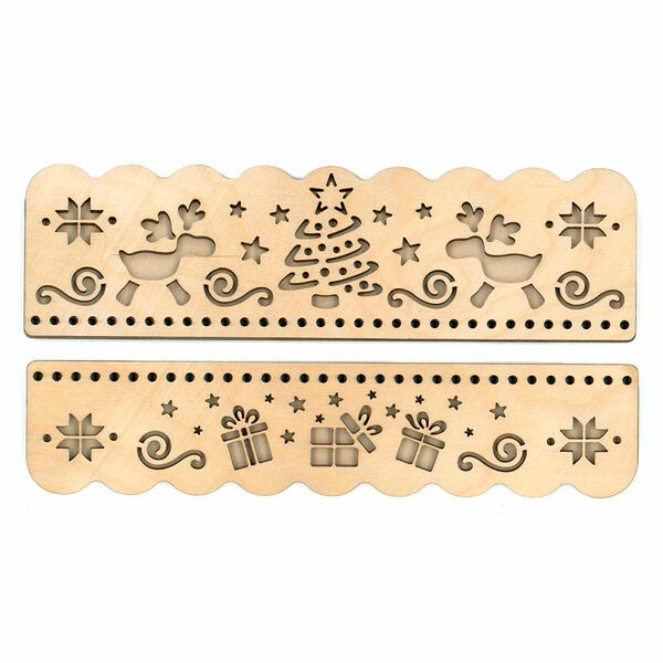 ОР-168 Подвес для вышивки 'Новогодняя елка'26*7см