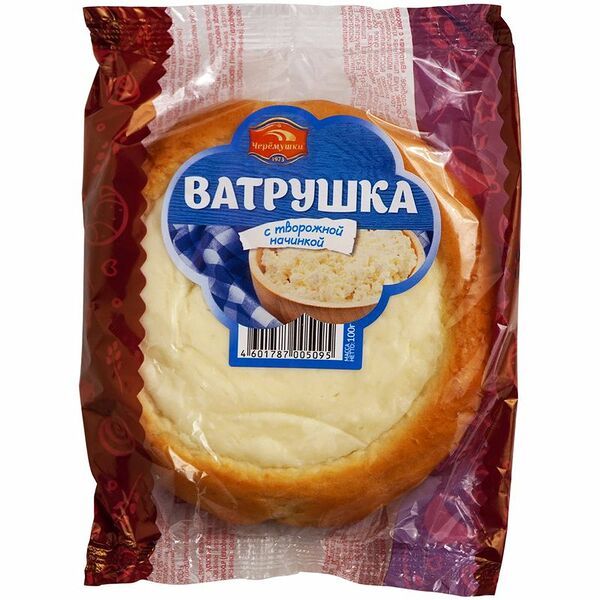 Ватрушка Черемушки сдобная, 100г