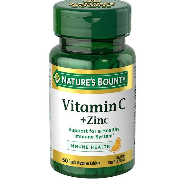 Nature's Bounty Vitamin C + Zinc таблетки 60 шт 