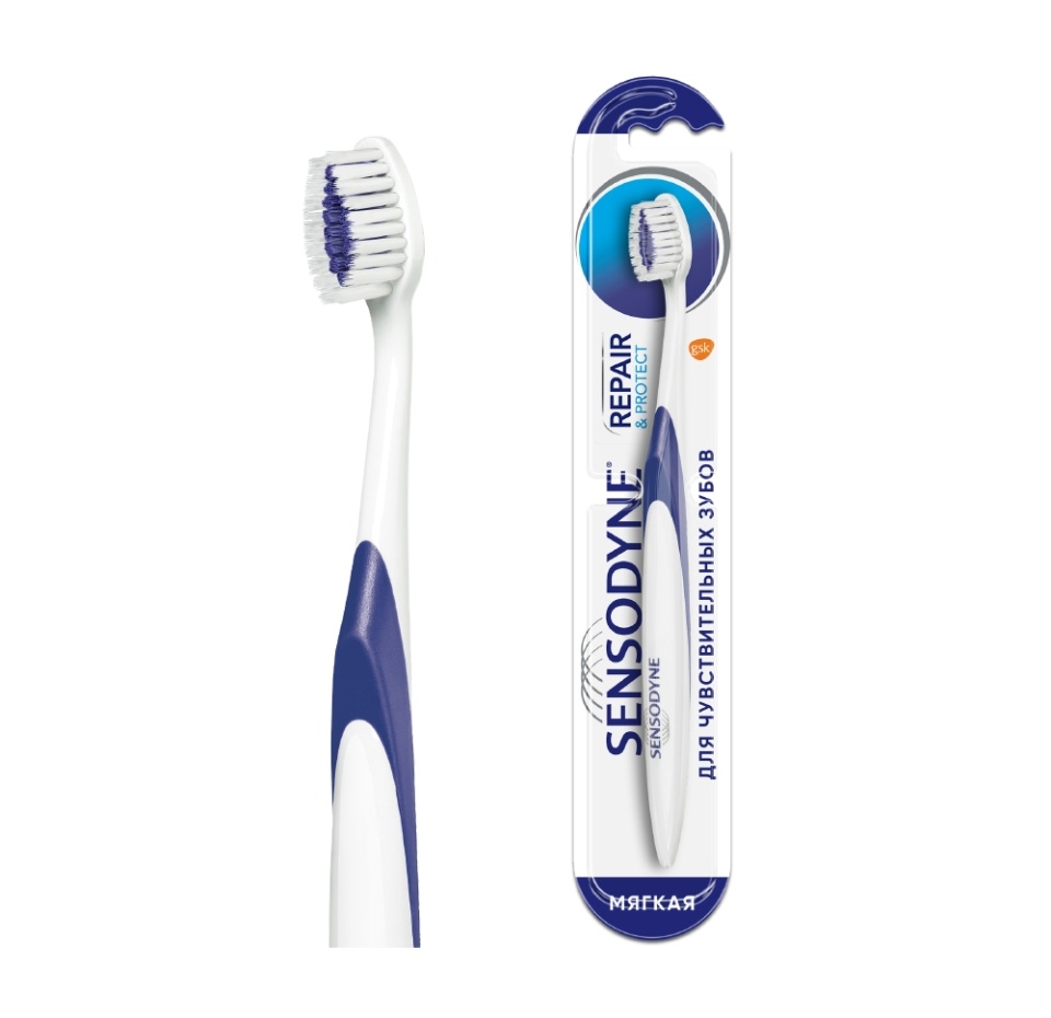 

Зубная щетка Sensodyne Repair & Protect мягкая 1 шт. цвет в ассортименте