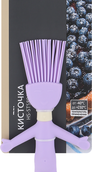 Кисточка HOMECLUB на ножках, силикон, нейлон Арт. HS-ST5806