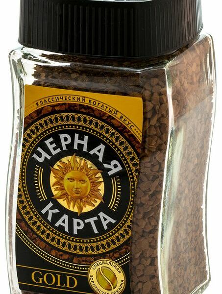 Кофе растворимый Чёрная карта Gold