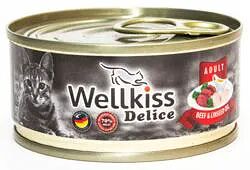 Delice Adult консервированный корм Wellkiss для кошек, с говядиной
