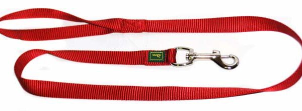 Hunter поводок нейлоновый 100 см.* 25 мм., Красный