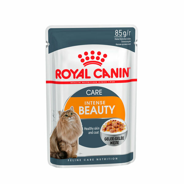 Корм для кошек Royal Canin Care Intense Beauty мелкие кусочки в желе
