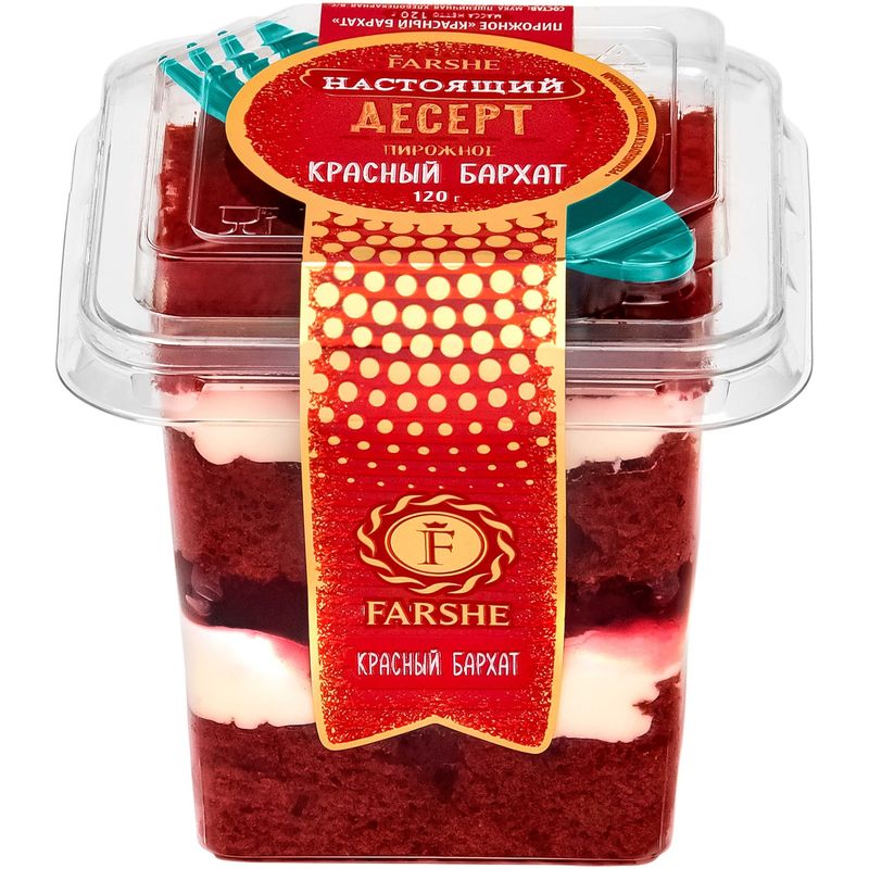 

Пирожное Farshe Красный Бархат, 120 г