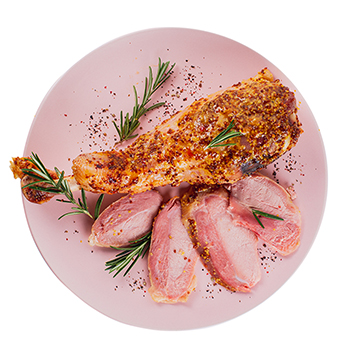 

Голень индейки в медово-горчичном маринаде Су вид