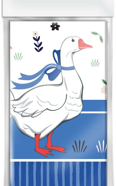 Скатерть бумажная ND Play Гуси 120*180см