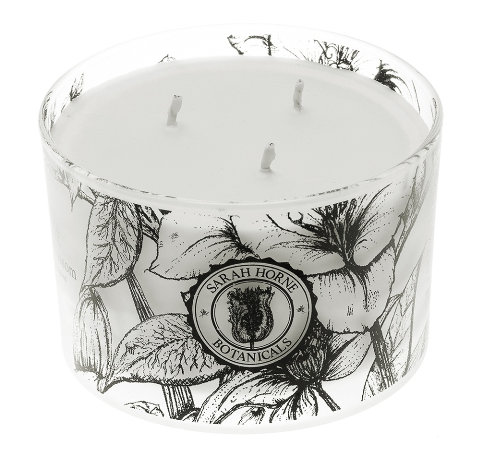

Свеча Sarah Horne Botanicals Freesia & Orange Blossom в стекле, 3 фитиля, 500 мл 1 шт.