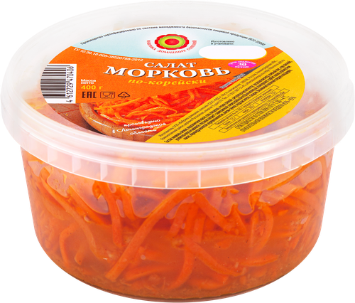 

Морковь Фабрика домашних солений по-корейски 400 г