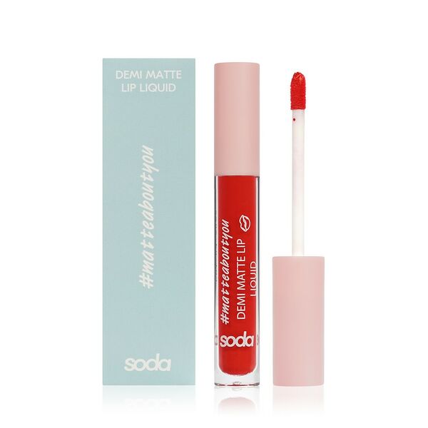 Жидкая матовая помада для губ Soda Demi Matte Lip Liquid #matteaboutyou 005 , 3,5мл