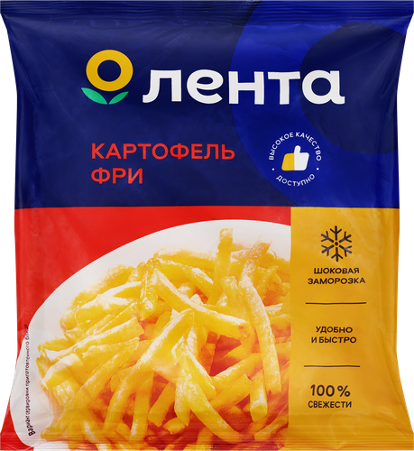 

Картофель фри ЛЕНТА, 400 г
