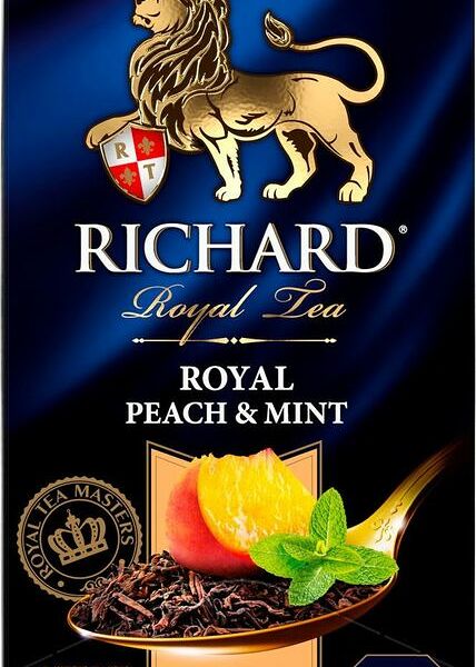 Чай черный Richard Royal Tea Royal Peach & Mint 25 саше