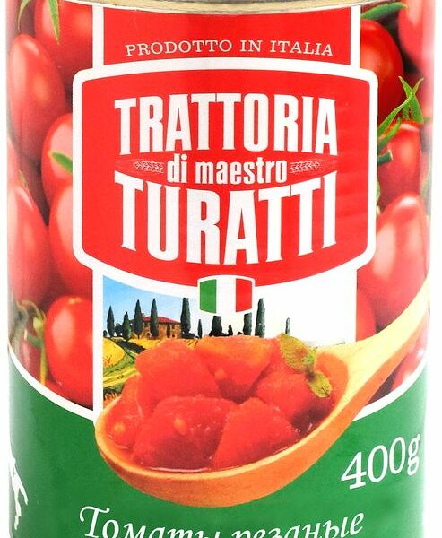 Помидоры Trattoria Di Maestro Turatti резаные, 400г