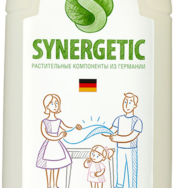 Отбеливатель для белья Synergetic кислородосодержащий бесхлорный 1 л
