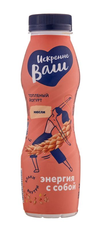 

Йогурт из топлёного молока Искренне Ваш Мюсли 3.5% 280 г