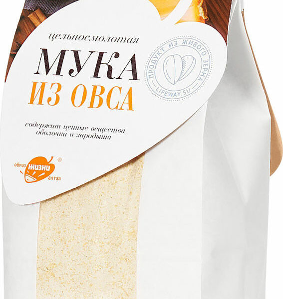 Мука овсяная цельносмолотая с Алтая, «Образ Жизни»
