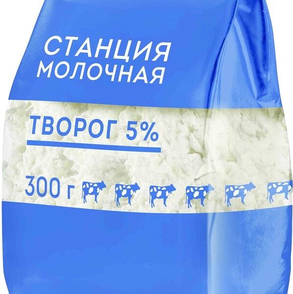 Творог Станция Молочная 5% 300г