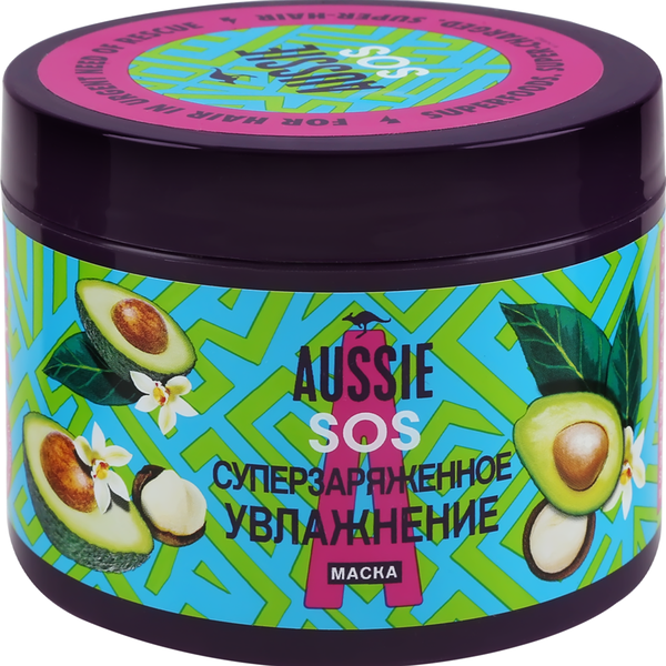 Маска для волос Суперзаряженное восстановление ТМ Aussie Sos (Аусси Сос)