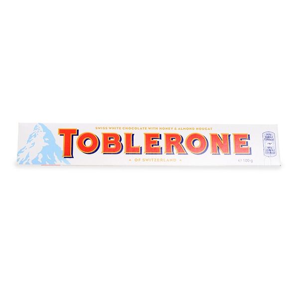 Шоколад белый Toblerone с медово-миндальной нугой 100 г
